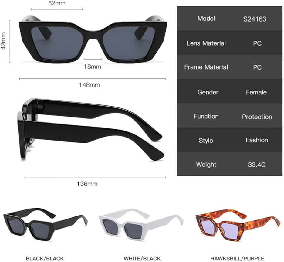 Солнцезащитные очки в многоугольной оправе для женщин, ретро-модерн, модные, с защитой от УФ-излучения, градиентные, SUN2154 Generic, Blue Gradient Brown
Солнцезащитные очки в многоугольной оправе для женщин, ретро-модерн, модные, с защитой от УФ-излучения, градиентные, SUN2154 Generic, Blue Gradient Brown