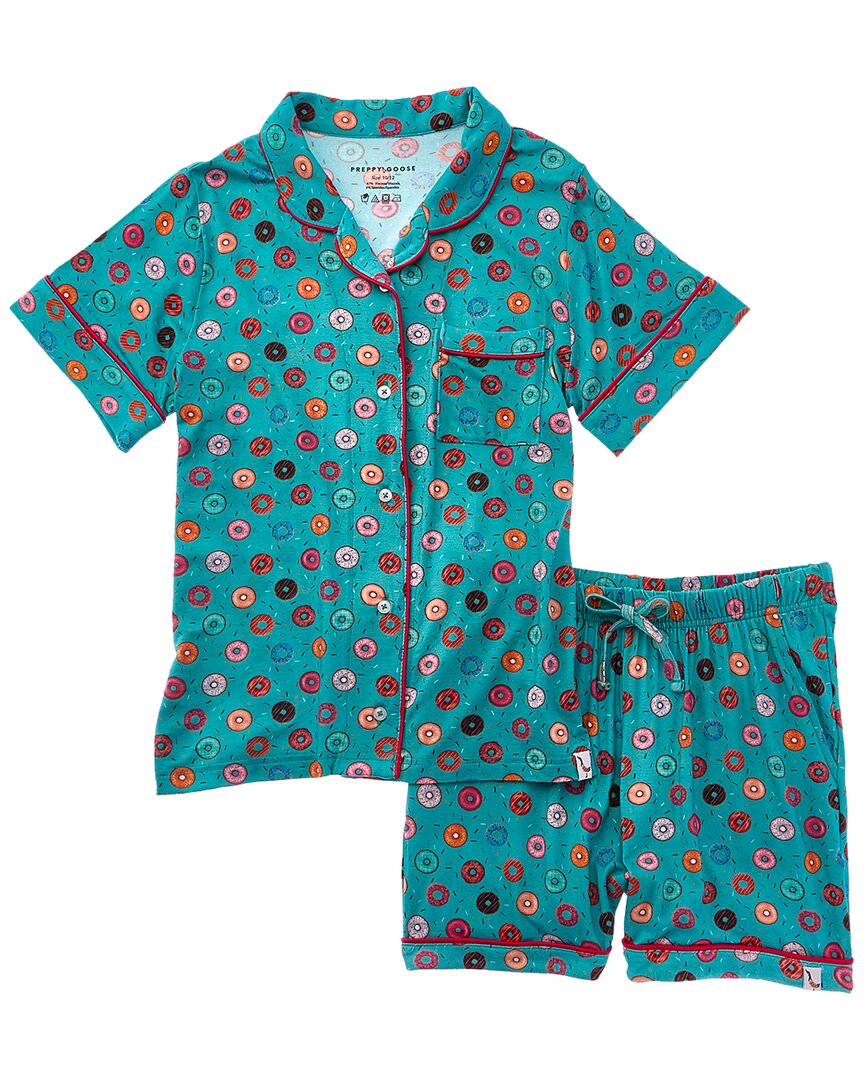 PREPPY GOOSE Комплект пижамы из 2 предметов, зеленый
PREPPY GOOSE Комплект пижамы из 2 предметов, зеленый