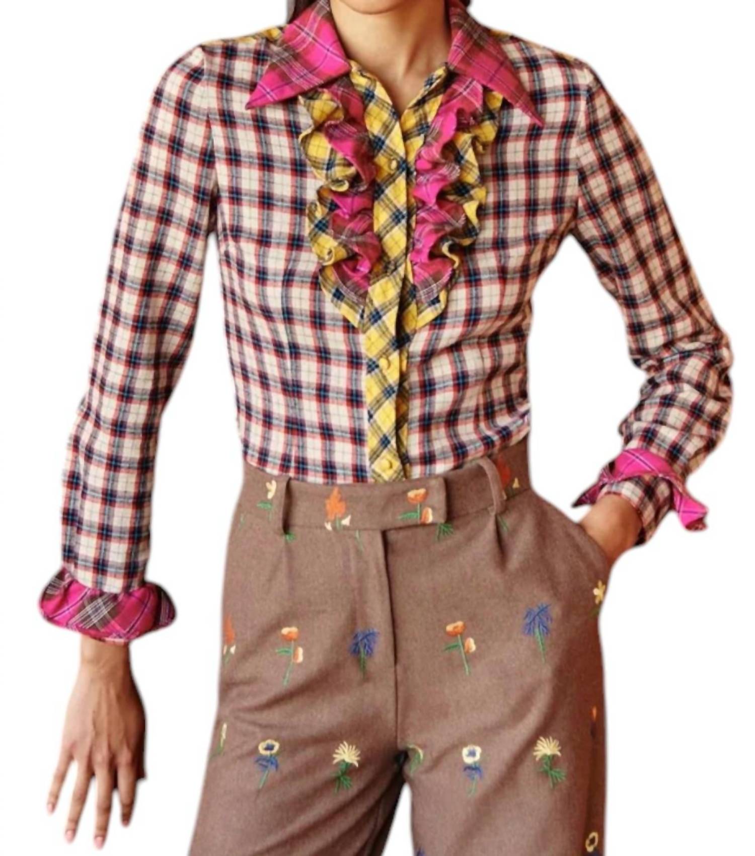 Рубашка Lys из фланели с оборками в разноцветной оборке CELiA B, мультиколор
Рубашка Lys из фланели с оборками в разноцветной оборке CELiA B, мультиколор