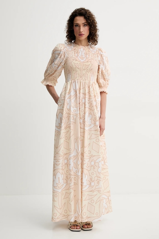 Хлопковое платье TAABO Silvian Heach, бежевый
Хлопковое платье TAABO Silvian Heach, бежевый