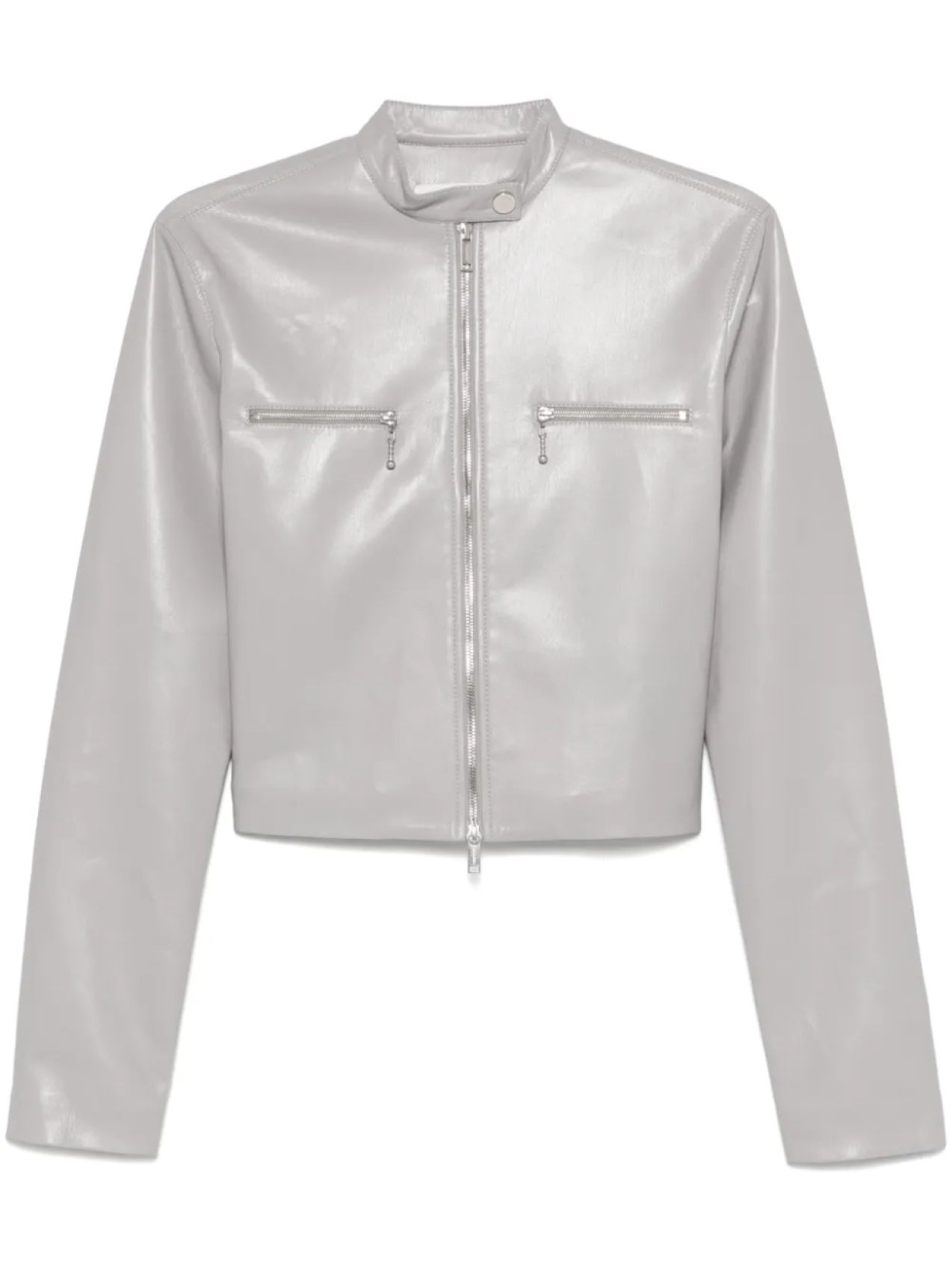 Nanushka укороченная куртка на молнии, серый
Nanushka укороченная куртка на молнии, серый