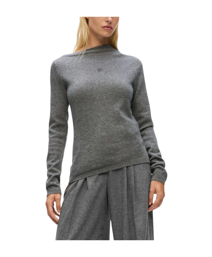 Свитер с асимметричным вырезом и логотипом Karl Lagerfeld, серый
Свитер с асимметричным вырезом и логотипом Karl Lagerfeld, серый