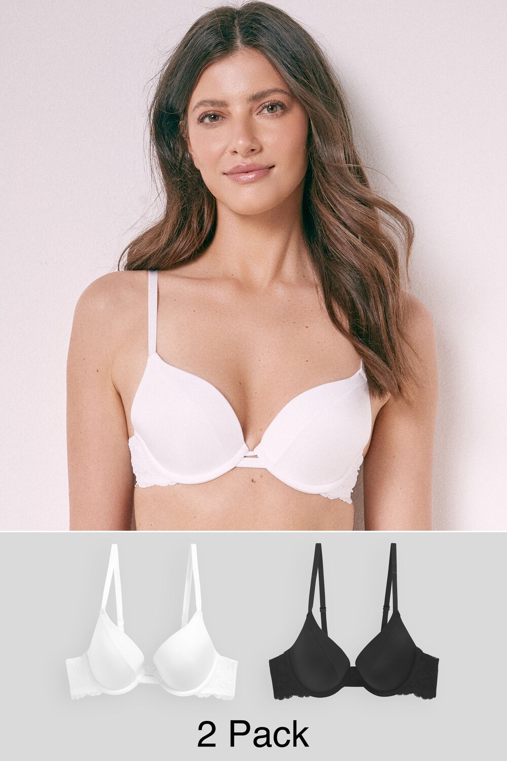 Бюстгальтеры-Майки с эффектом пуш-ап 2 шт Next, черный
Бюстгальтеры-Майки с эффектом пуш-ап 2 шт Next, черный