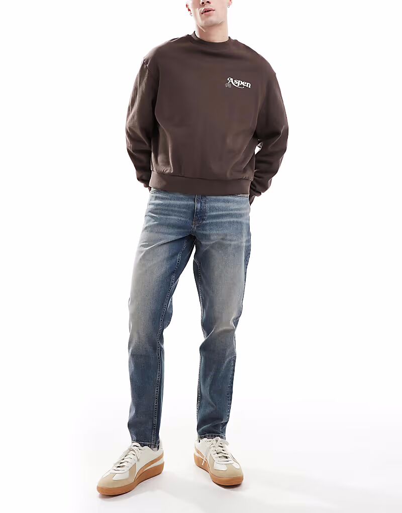 Джинсы скинни ASOS DESIGN в винтажном стиле средней потертости
Джинсы скинни ASOS DESIGN в винтажном стиле средней потертости