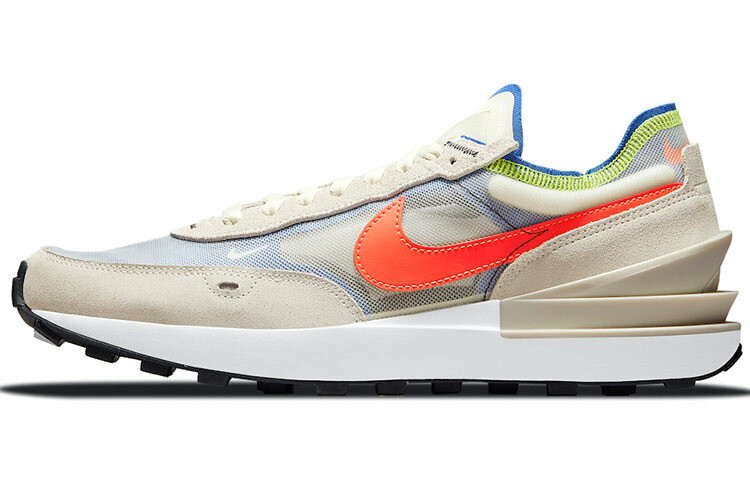Кроссовки Nike Waffle, белый/голубой/оранжевый 
Кроссовки Nike Waffle, белый/голубой/оранжевый