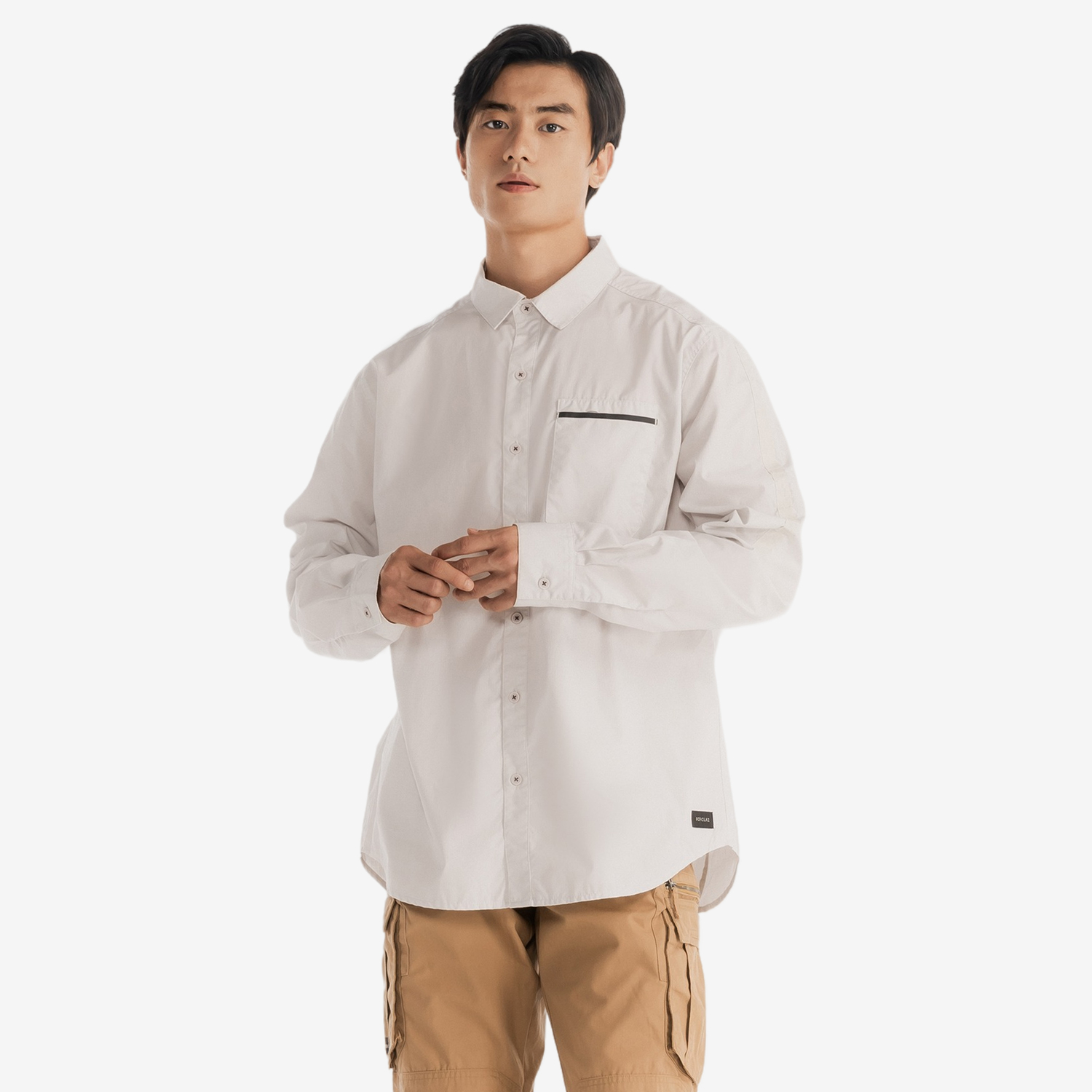 Мужская походная рубашка TRAVEL100 — серая
Мужская походная рубашка TRAVEL100 — серая