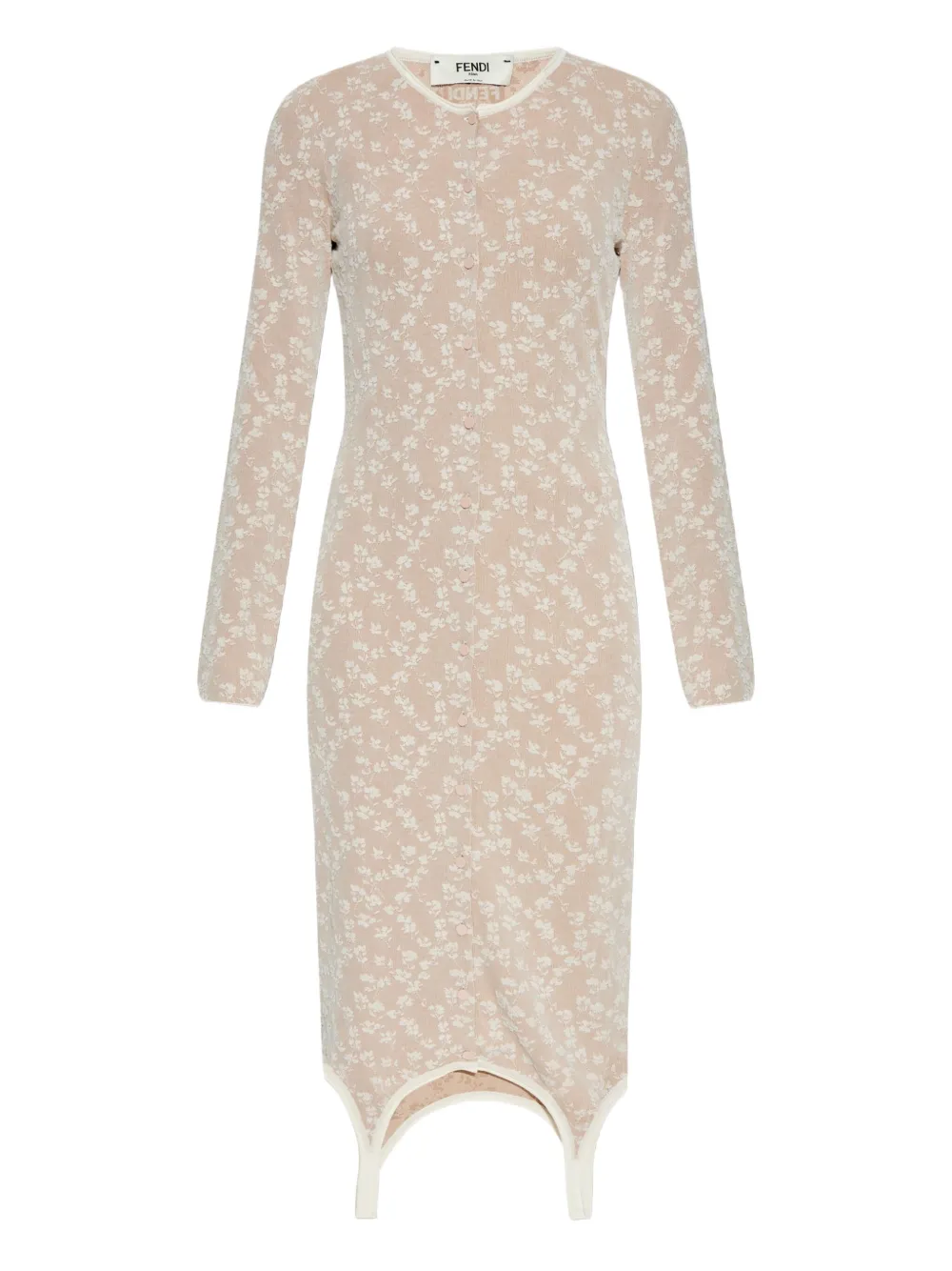 Платье с цветочным узором FENDI, коричневый
Платье с цветочным узором FENDI, коричневый