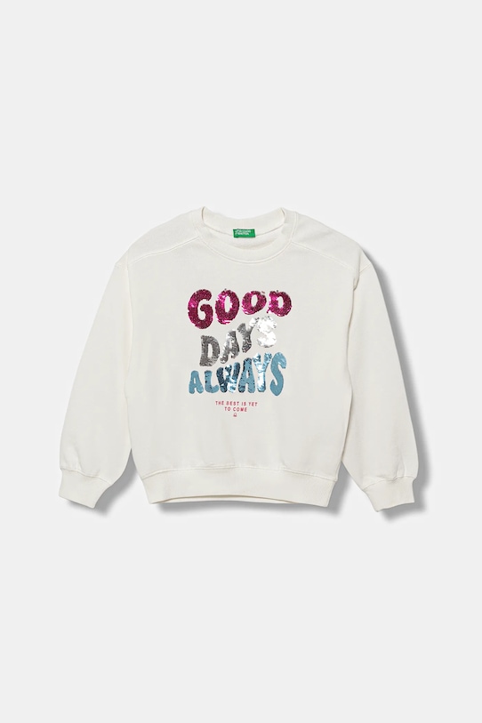 Детская хлопковая толстовка United Colors Of Benetton, белый
Детская хлопковая толстовка United Colors Of Benetton, белый