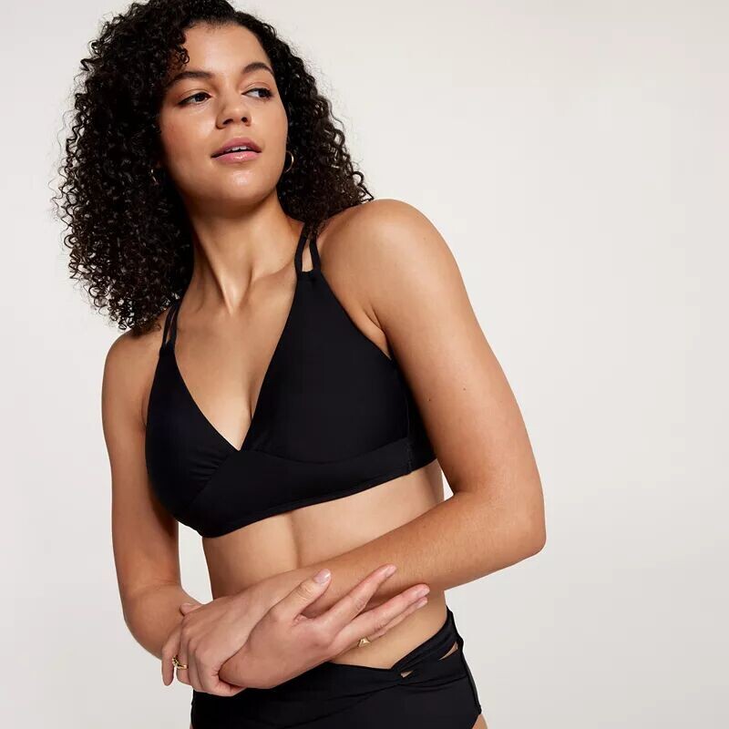 Calia Женский купальник-топ бикини с треугольными чашечками и двумя бретелями с низкой поддержкой, черный
Calia Женский купальник-топ бикини с треугольными чашечками и двумя бретелями с низкой поддержкой, черный