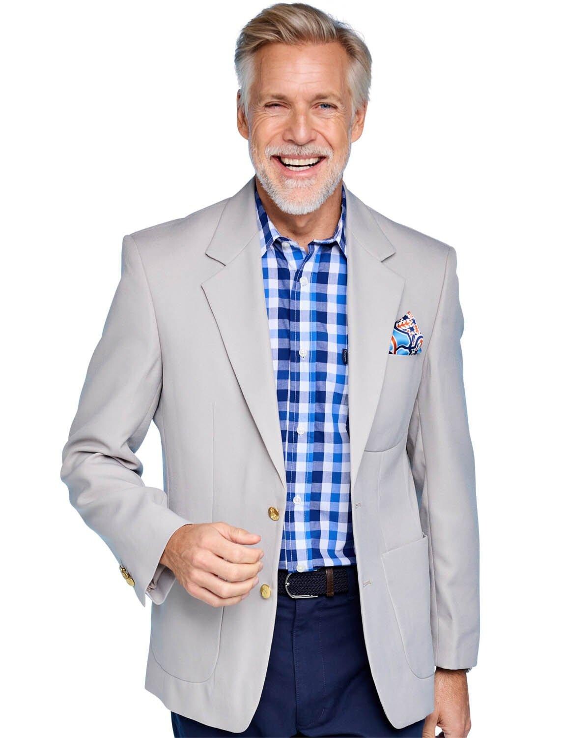 Однобортный классический оксфордский пиджак стандартного кроя Chums, бежевый
Однобортный классический оксфордский пиджак стандартного кроя Chums, бежевый