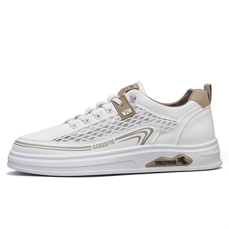 Sportful Скользоустойчивые быстросохнущие износостойкие дышащие низкие скейтерские кроссовки мужские белый хаки, цвет White Khaki 
Sportful Скользоустойчивые быстросохнущие износостойкие дышащие низкие скейтерские кроссовки мужские белый хаки, цвет White Khaki