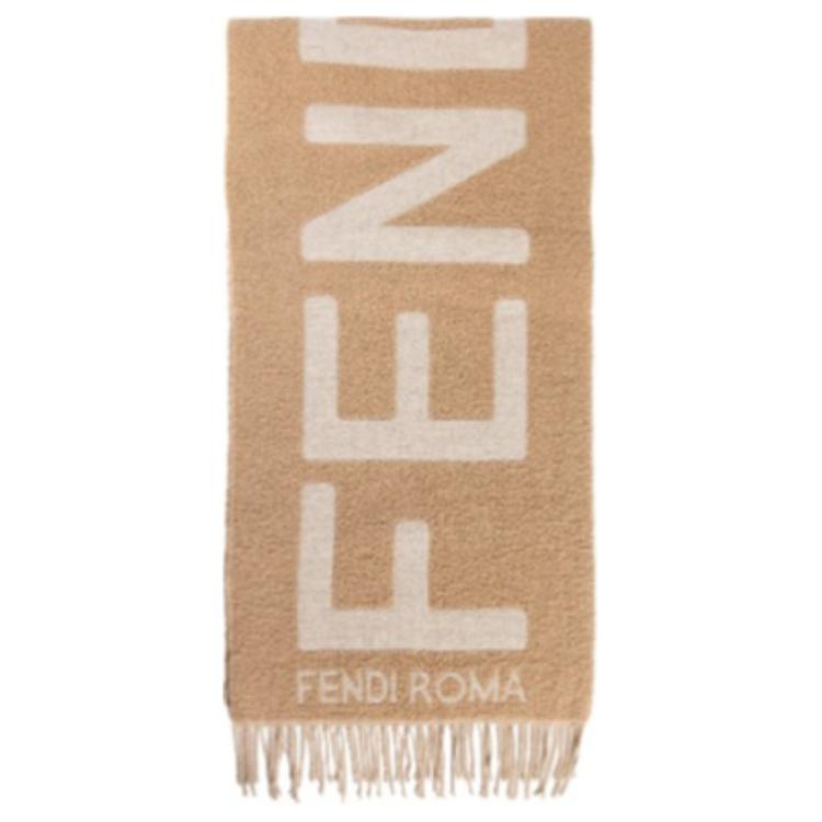 Шерстяной вязаный шарф женский желтый FENDI
Шерстяной вязаный шарф женский желтый FENDI