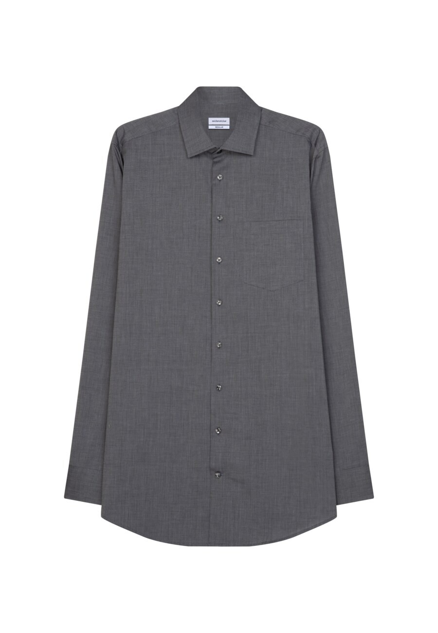 Повседневная рубашка SEIDENSTICKER Regular fit Button Up Shirt, темно-серый
Повседневная рубашка SEIDENSTICKER Regular fit Button Up Shirt, темно-серый