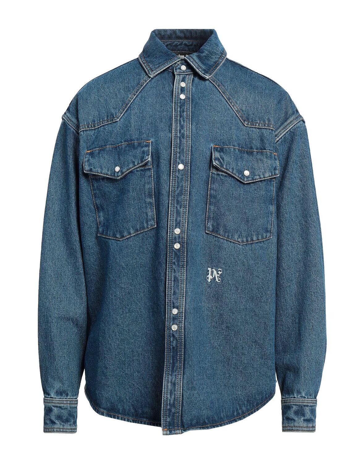 Джинсовая рубашка Palm Angels, синий
Джинсовая рубашка Palm Angels, синий