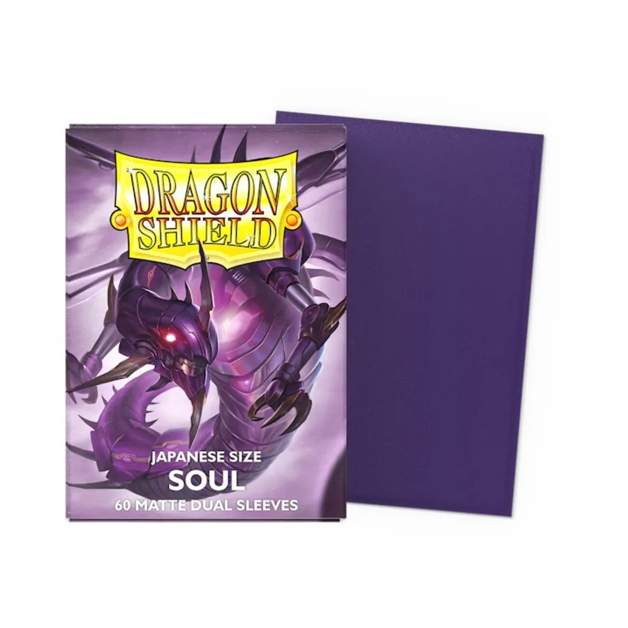 Японские рукава — матовый Dual Soul (60), Dragon Shield - Card Sleeves - Japanese
Японские рукава — матовый Dual Soul (60), Dragon Shield - Card Sleeves - Japanese