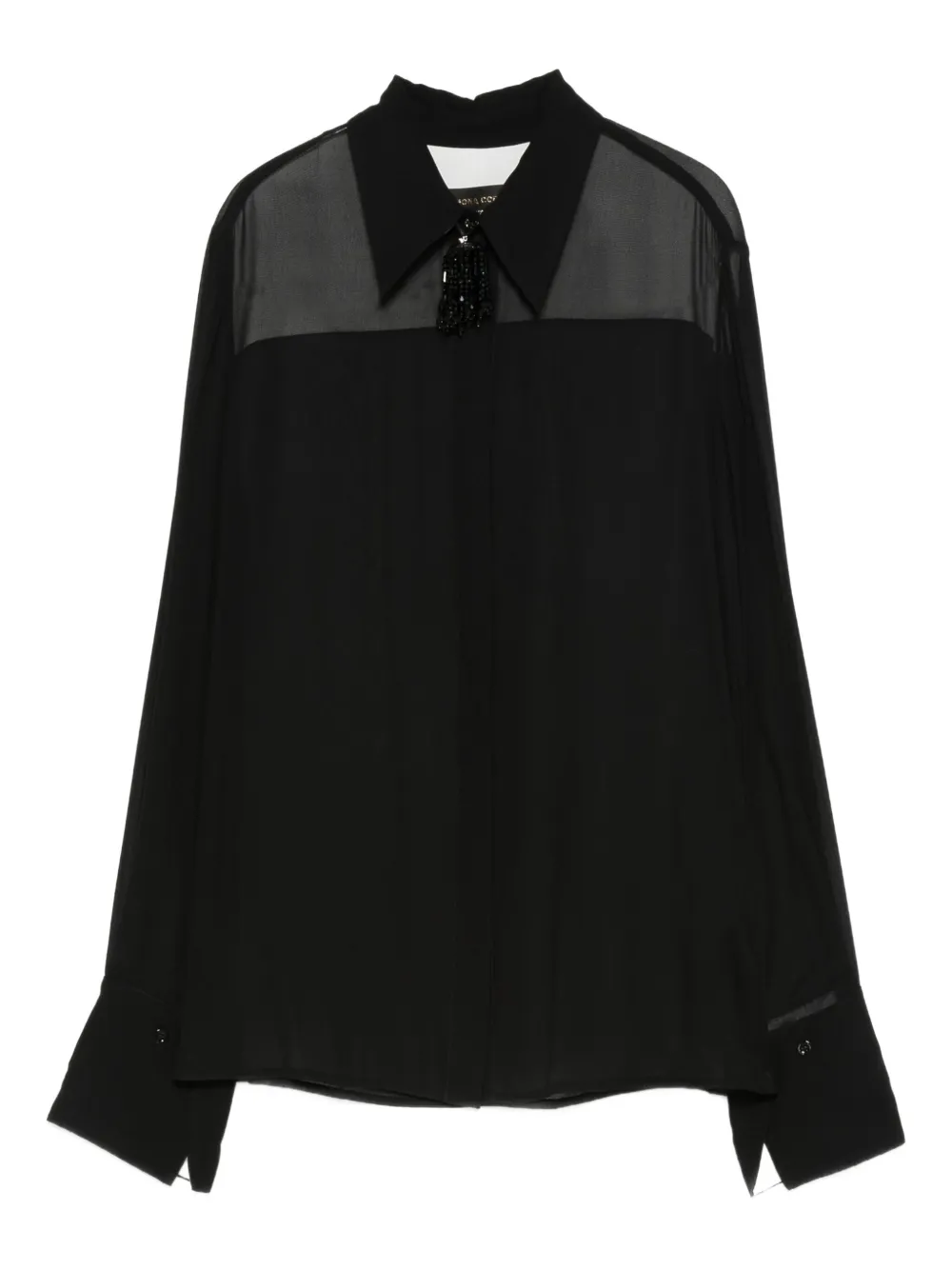 Рубашка с бисером Simona Corsellini, черный
Рубашка с бисером Simona Corsellini, черный