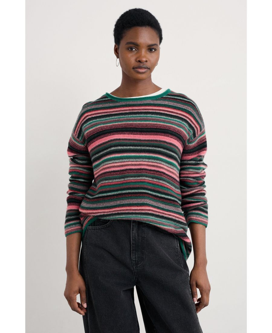 Женский свитер с длинными рукавами и фруктовым принтом Seasalt Cornwall, Ripple marks squash multi
Женский свитер с длинными рукавами и фруктовым принтом Seasalt Cornwall, Ripple marks squash multi