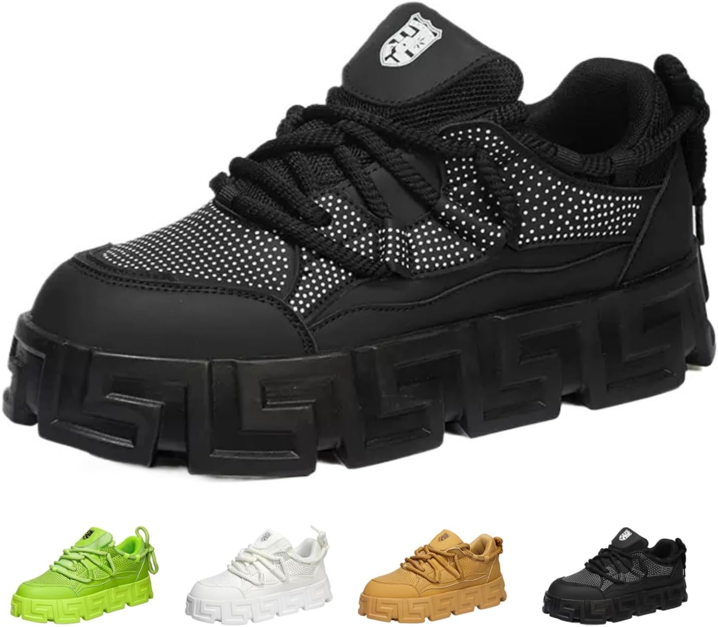 Кроссовки MACEFIL Fashion Classic с платформой, массивной подошвой, дышащие, для уличного и повседневного стиля, в носке, черный
Кроссовки MACEFIL Fashion Classic с платформой, массивной подошвой, дышащие, для уличного и повседневного стиля, в носке, черный