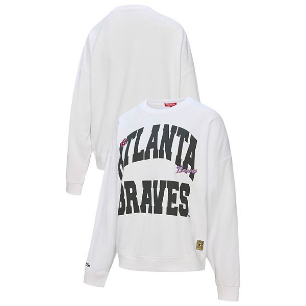 Женский белый свитшот oversize Atlanta Braves Cooperstown Mitchell & Ness
Женский белый свитшот oversize Atlanta Braves Cooperstown Mitchell & Ness