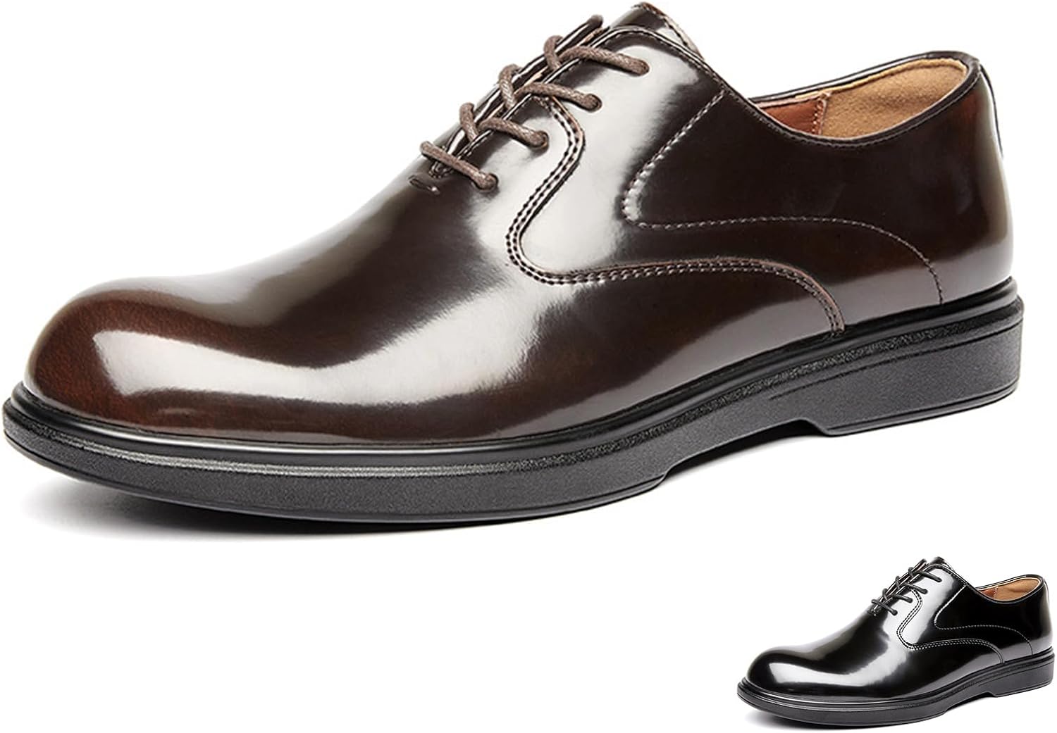Мужские туфли OXNEUHG из натуральной кожи с шнуровкой, классические оксфорды из лакированной кожи с круглым носком, низкие повседневные, деловые, офисные и свадебные туфли, коричневый
Мужские туфли OXNEUHG из натуральной кожи с шнуровкой, классические оксфорды из лакированной кожи с круглым носком, низкие повседневные, деловые, офисные и свадебные туфли, коричневый