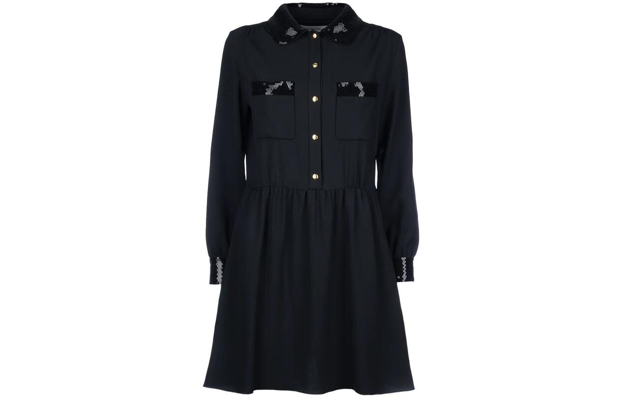 Платье с длинными рукавами женское черное Celine
Платье с длинными рукавами женское черное Celine