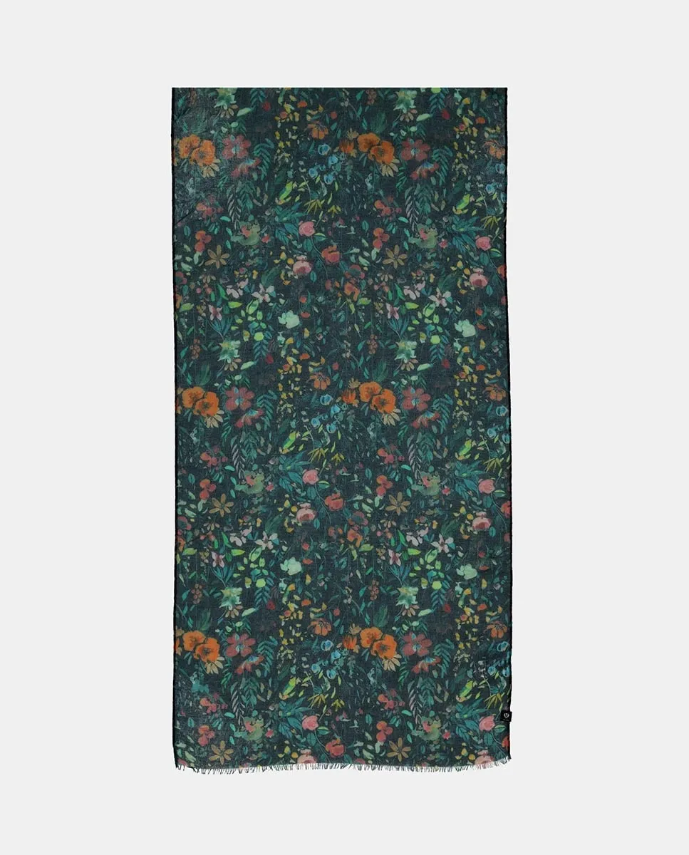 Шарф из переработанного полиэстера, цветочный принт Fraas, синий
Шарф из переработанного полиэстера, цветочный принт Fraas, синий