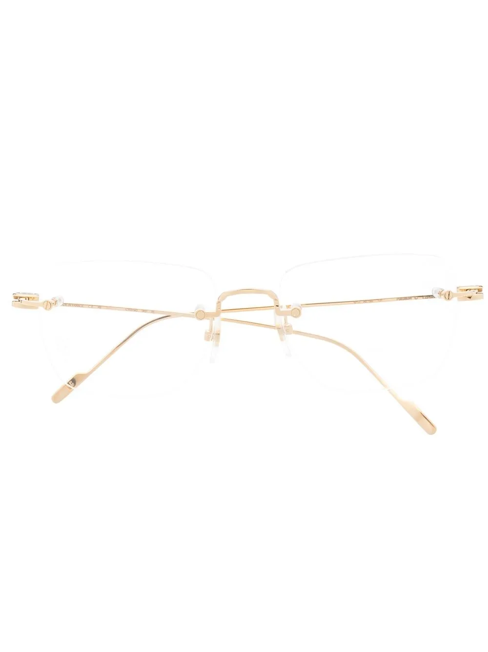 Очки в квадратной оправе из золота Cartier Eyewear, нейтральный
Очки в квадратной оправе из золота Cartier Eyewear, нейтральный