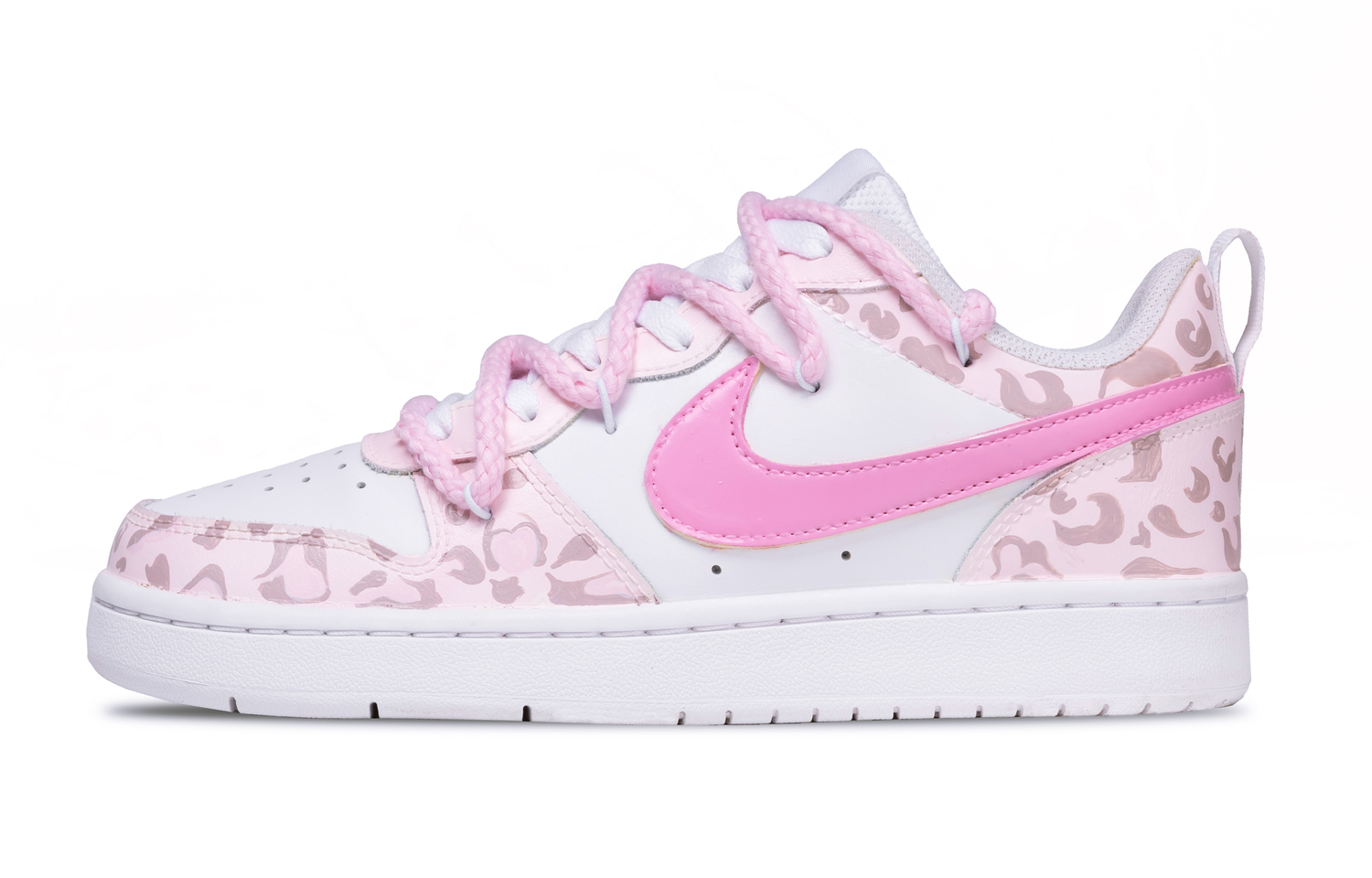 Nike Court Borough Pink Leopard Sweetheart Абразивостойкие амортизирующие дышащие низкие детские скейтбординг кроссовки
Nike Court Borough Pink Leopard Sweetheart Абразивостойкие амортизирующие дышащие низкие детские скейтбординг кроссовки