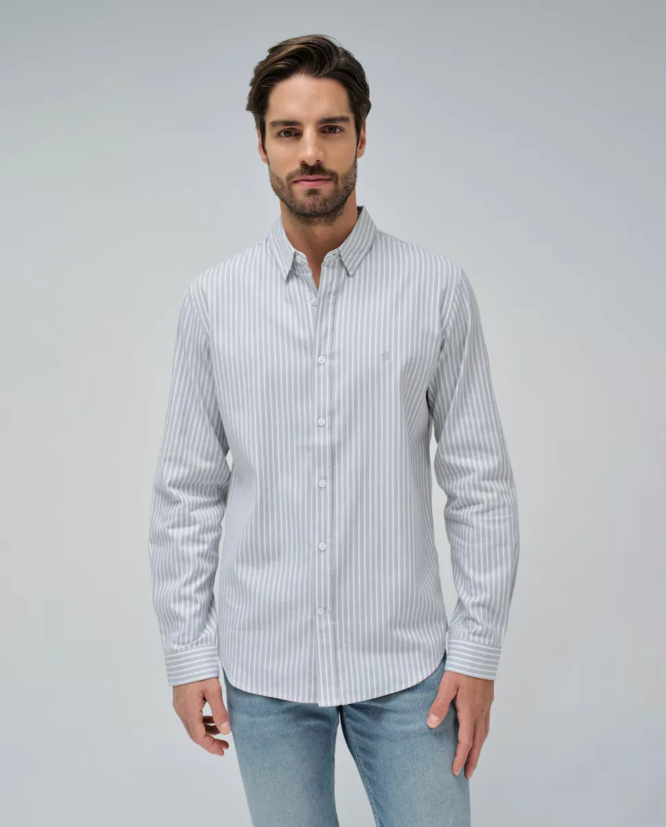 Полосатая мужская рубашка Salsa Jeans, кремовый
Полосатая мужская рубашка Salsa Jeans, кремовый