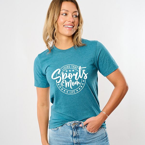 Футболка с коротким рукавом Living that sports mom life stars Simply Sage Market, Teal
Футболка с коротким рукавом Living that sports mom life stars Simply Sage Market, Teal