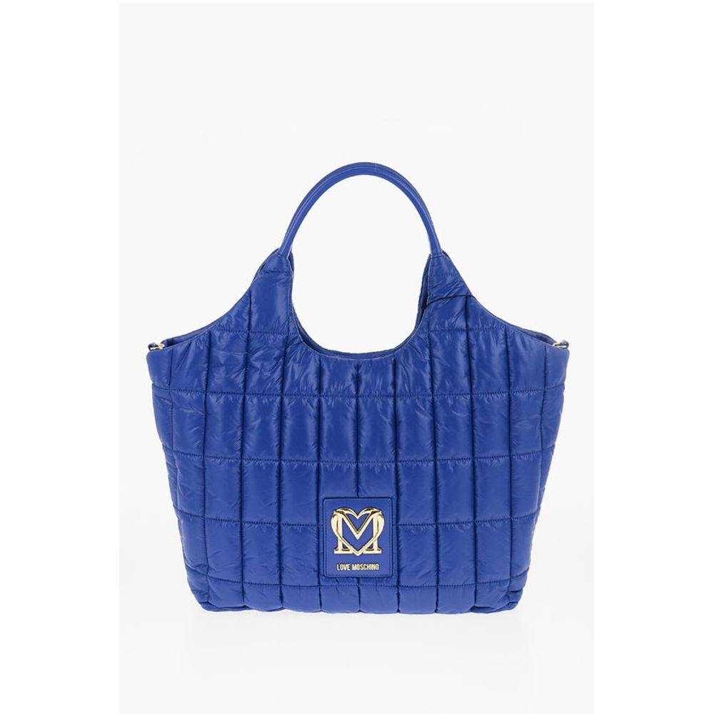 Сумка-тоут LOVE из стеганого нейлона с отделкой из искусственной кожи Moschino, Blue
Сумка-тоут LOVE из стеганого нейлона с отделкой из искусственной кожи Moschino, Blue