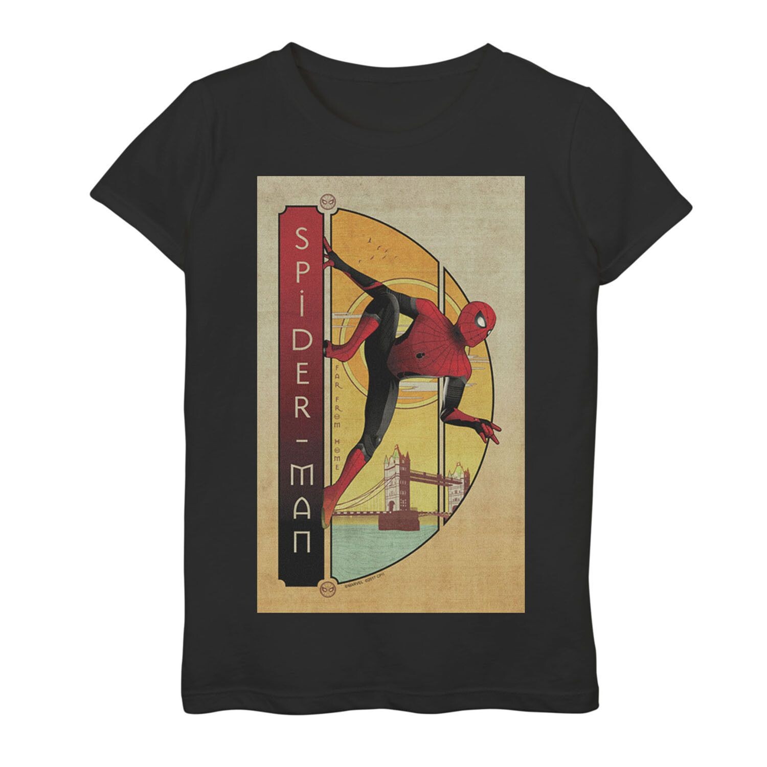Винтажная футболка с графическим рисунком и плакатом «Человек-паук» для девочек 7–16 лет Marvel
Винтажная футболка с графическим рисунком и плакатом «Человек-паук» для девочек 7–16 лет Marvel