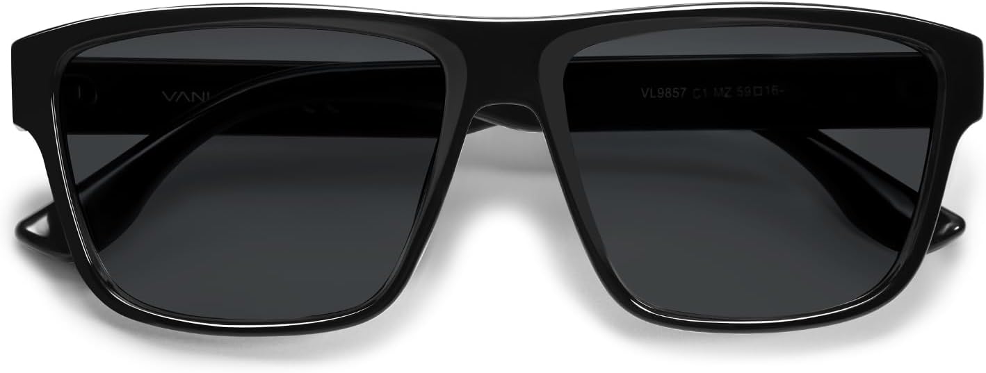 Поляризованные квадратные солнцезащитные очки VANLINKER большого размера для женщин и мужчин, модные солнцезащитные очки с плоской верхней частью, толстая оправа, большие очки VL9857, C1-black Frame/Grey Lenses
Поляризованные квадратные солнцезащитные очки VANLINKER большого размера для женщин и мужчин, модные солнцезащитные очки с плоской верхней частью, толстая оправа, большие очки VL9857, C1-black Frame/Grey Lenses