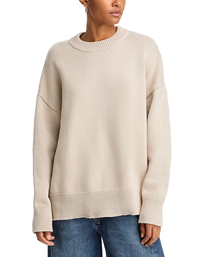 Свитер с круглым вырезом CO, коричневый/бежевый 
Свитер с круглым вырезом CO, коричневый/бежевый