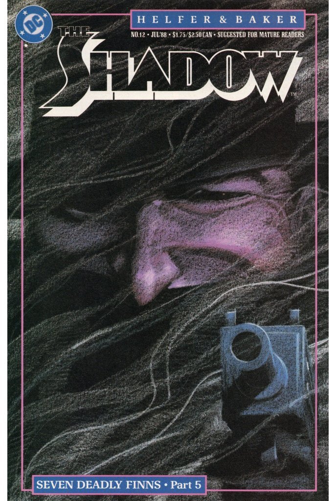 The Shadow #12 (Seven Deadly Finns, No. 12, July 1988) (DC Comics)
The Shadow #12 (Seven Deadly Finns, No. 12, July 1988) (DC Comics)
