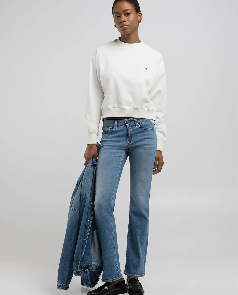 Женские расклешенные джинсы с карманами Replay, синий
Женские расклешенные джинсы с карманами Replay, синий