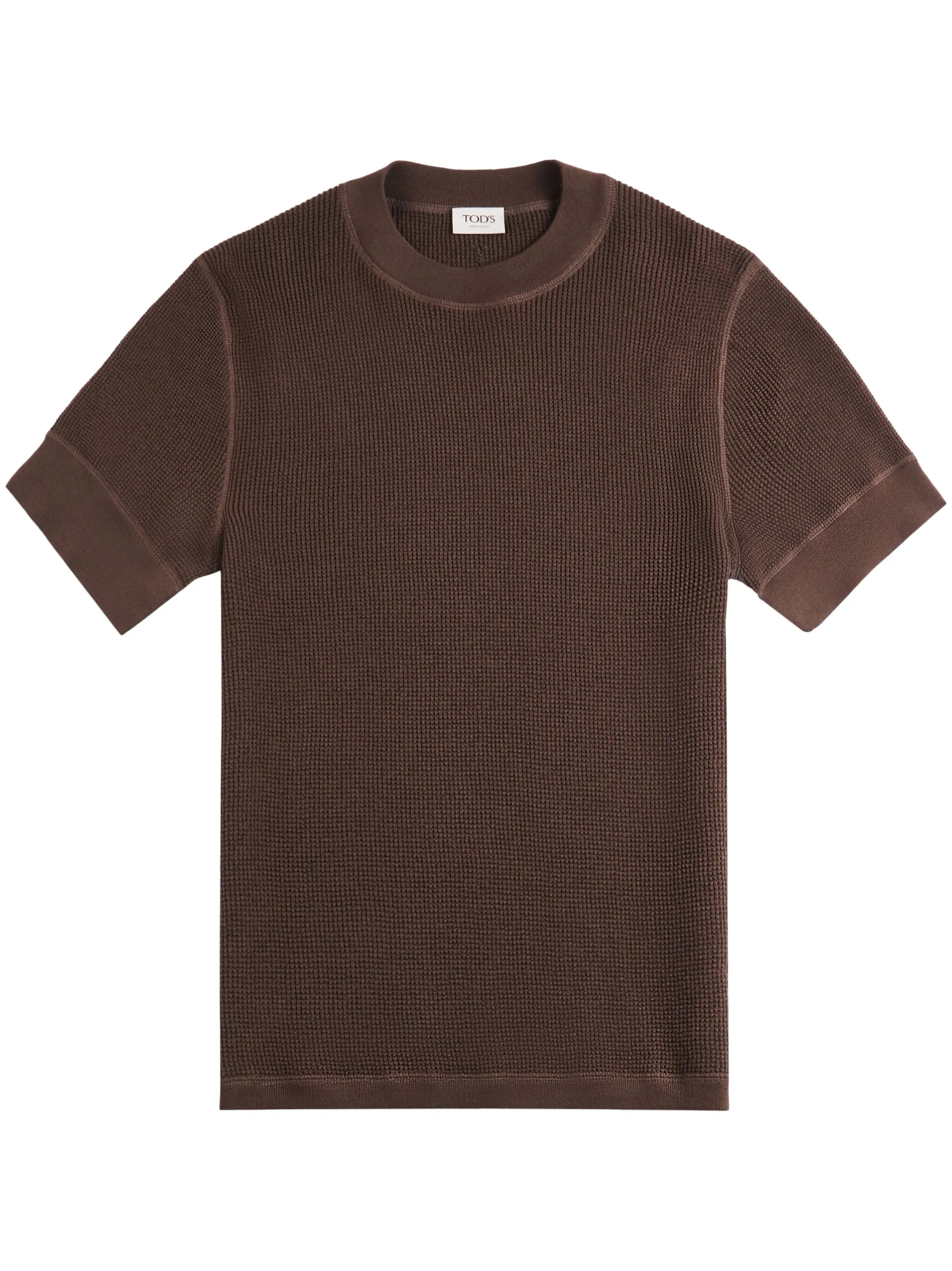 Футболка фактурной вязки Tod'S, коричневый
Футболка фактурной вязки Tod'S, коричневый