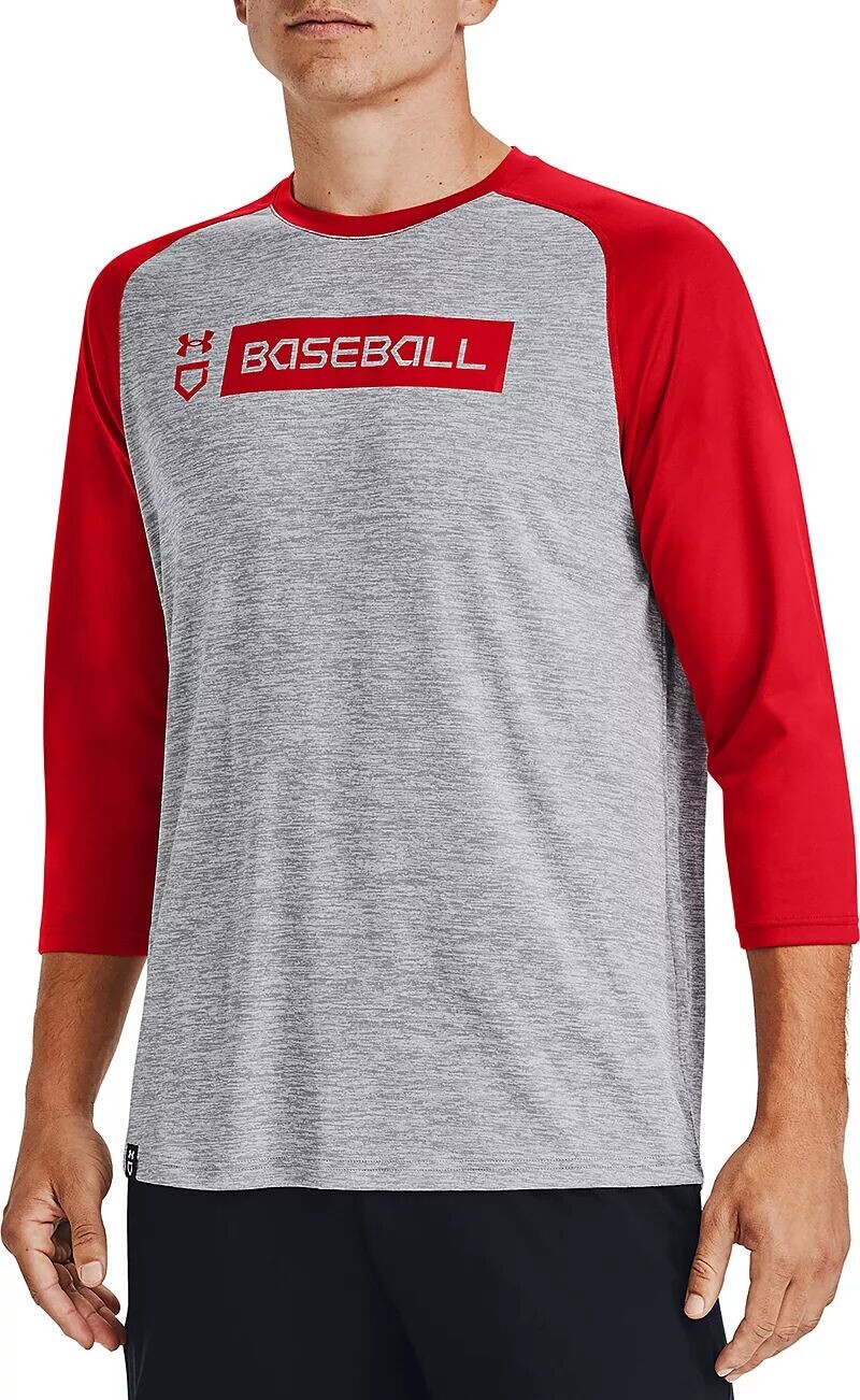 Мужская практичная рубашка с рукавом 3/4 Under Armour, серый/красный
Мужская практичная рубашка с рукавом 3/4 Under Armour, серый/красный