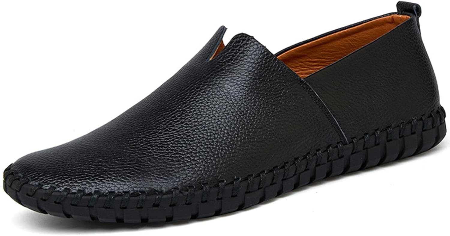 Мужские ретро мокасины из кожи с ручной строчкой, мягкой подошвой, модные, повседневные, удобные, мягкие, противоскользящие прогулочные туфли Vannida, черный
Мужские ретро мокасины из кожи с ручной строчкой, мягкой подошвой, модные, повседневные, удобные, мягкие, противоскользящие прогулочные туфли Vannida, черный