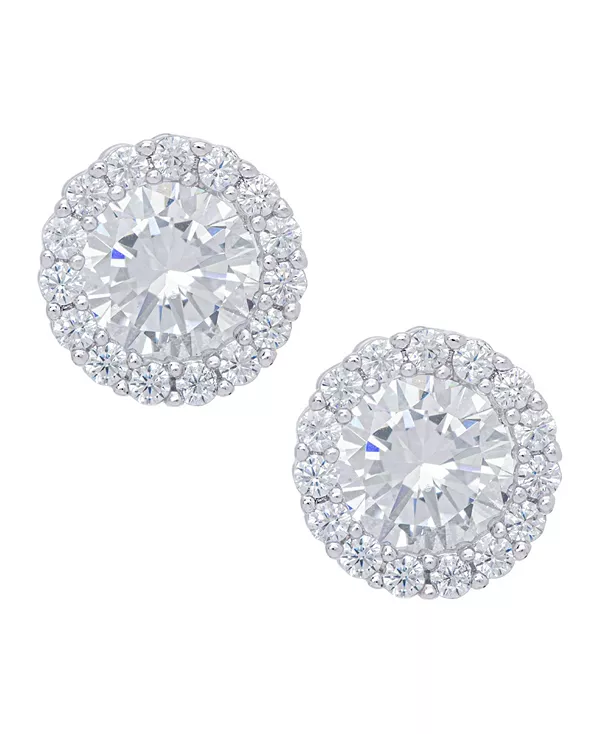 Круглые серебряные серьги-гвоздики с кубическим цирконием Macy'S, silver
Круглые серебряные серьги-гвоздики с кубическим цирконием Macy'S, silver