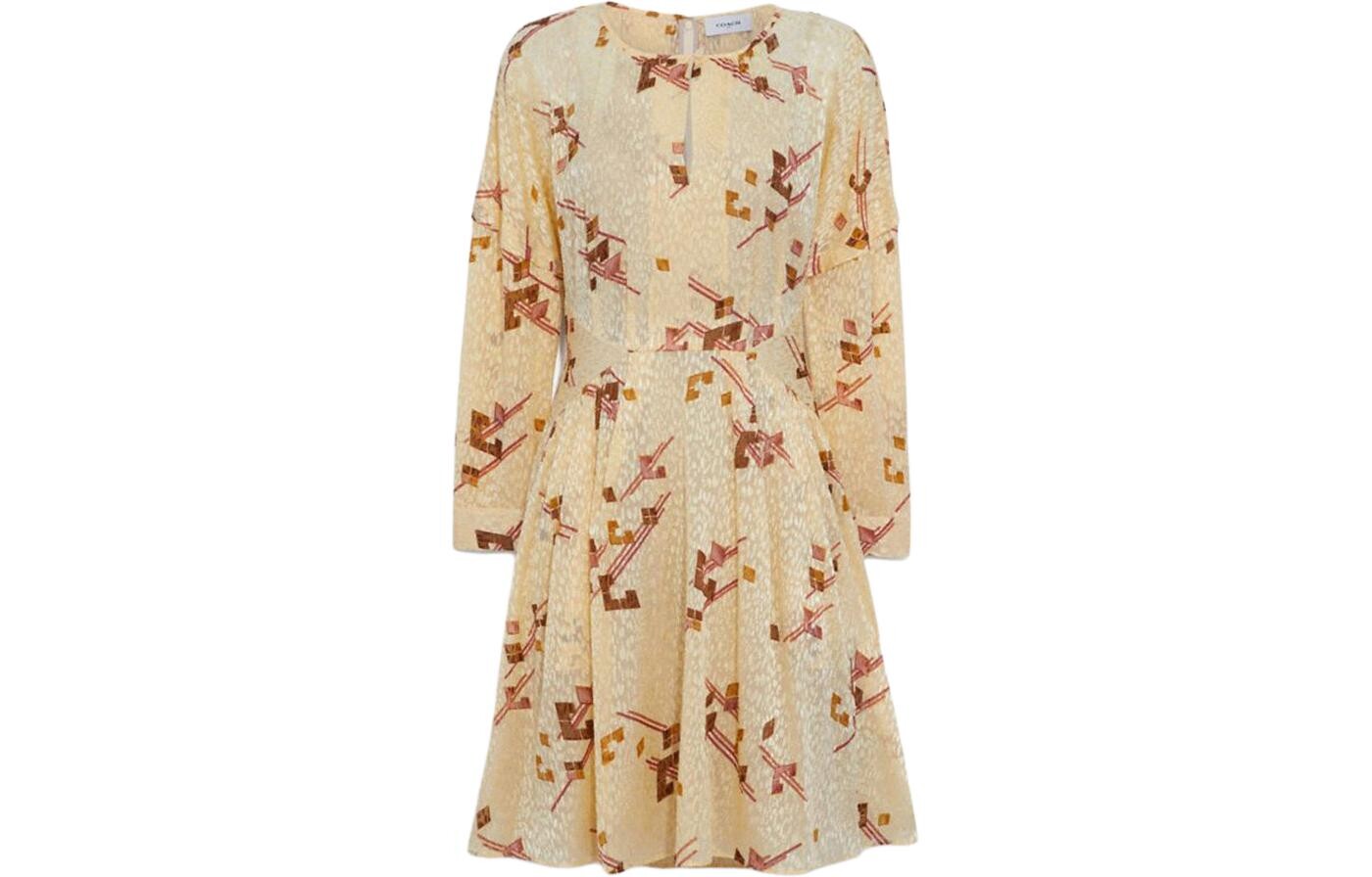 Платье с длинными рукавами женское желтое Coach
Платье с длинными рукавами женское желтое Coach