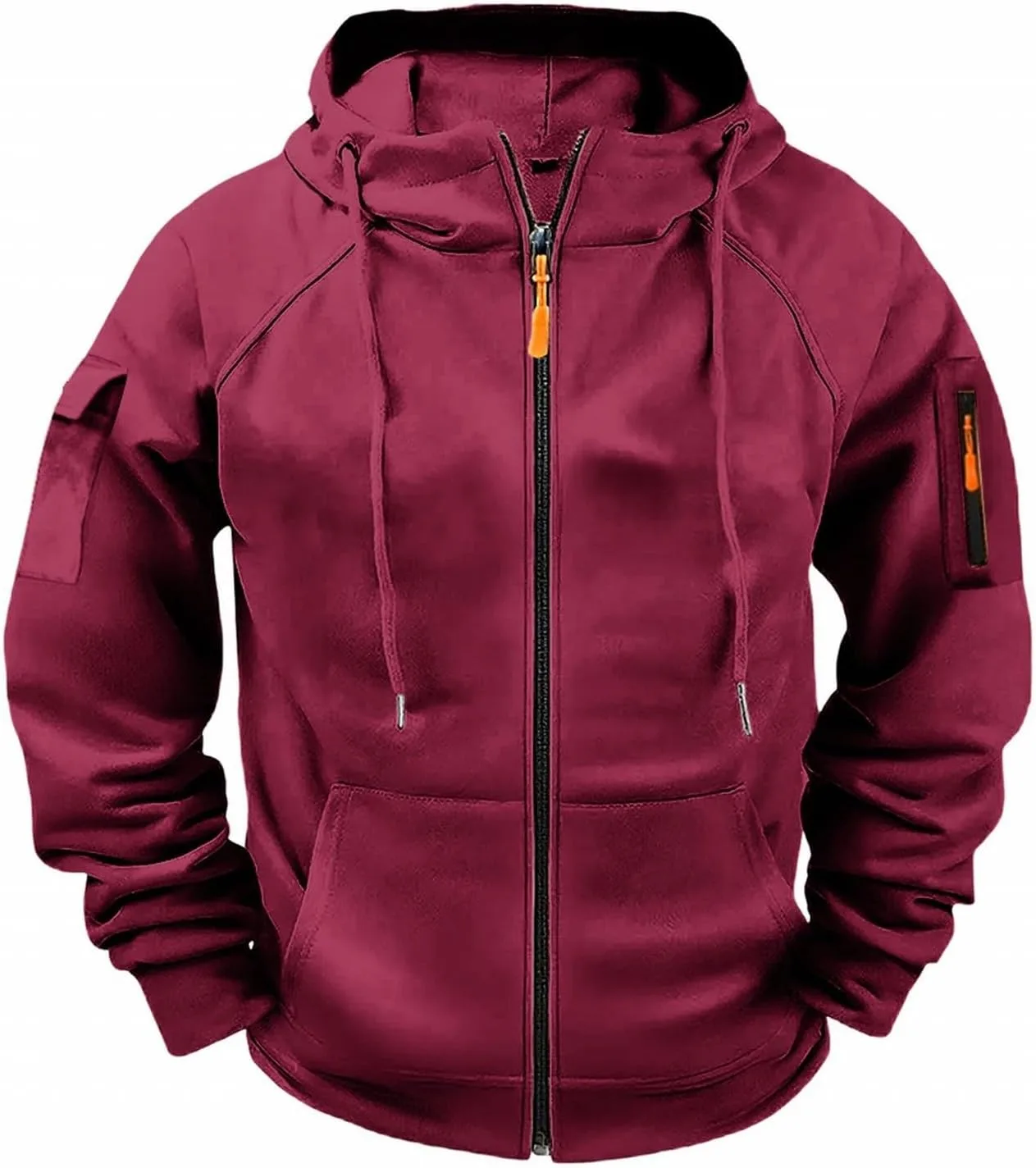 Мужская худи с молнией, длинный рукав, с карманами
Мужская худи с молнией, длинный рукав, с карманами