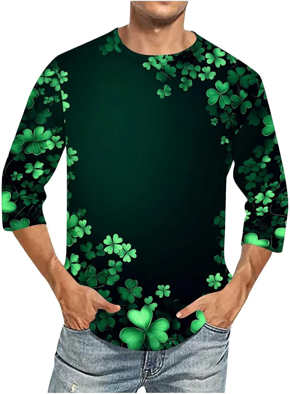 Футболка с принтом клевера St. Patrick's Day Zeiyignr
Футболка с принтом клевера St. Patrick's Day Zeiyignr