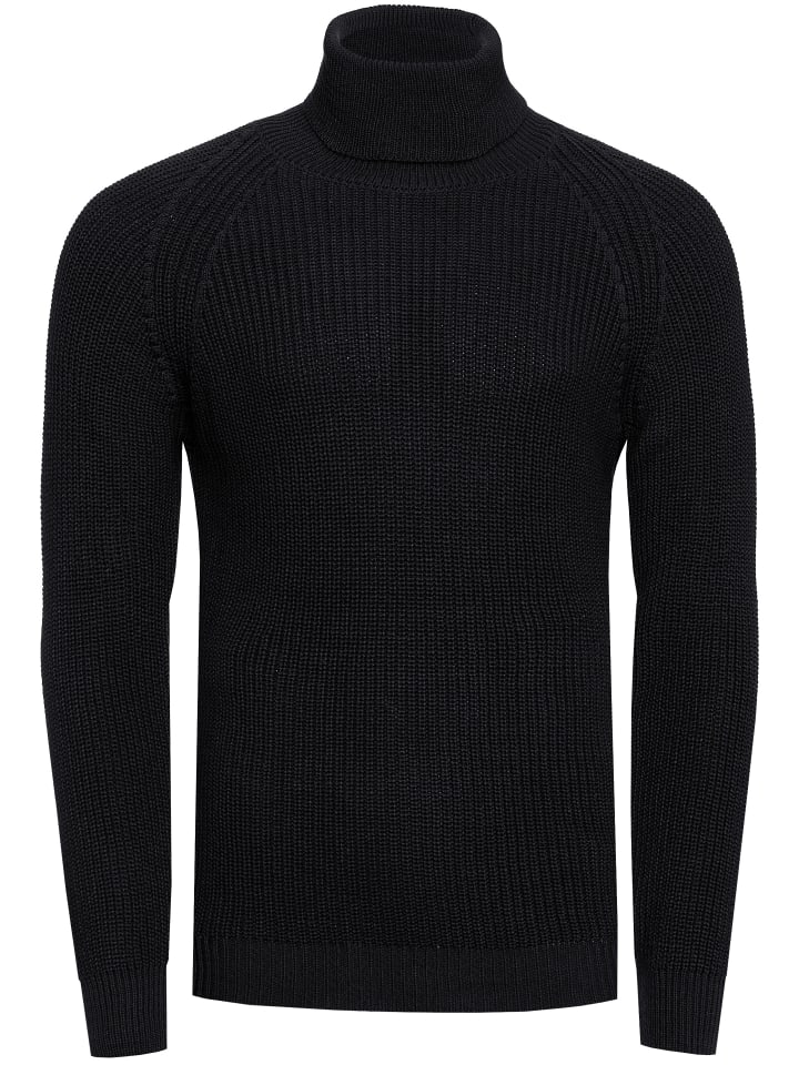 Rusty Neal Плотный вязаный облегающий свитер с высоким воротником черного цвета
Rusty Neal Плотный вязаный облегающий свитер с высоким воротником черного цвета