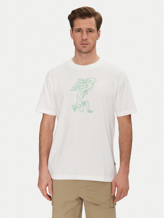 Футболка свободного кроя MT51978 New Balance, белый
Футболка свободного кроя MT51978 New Balance, белый