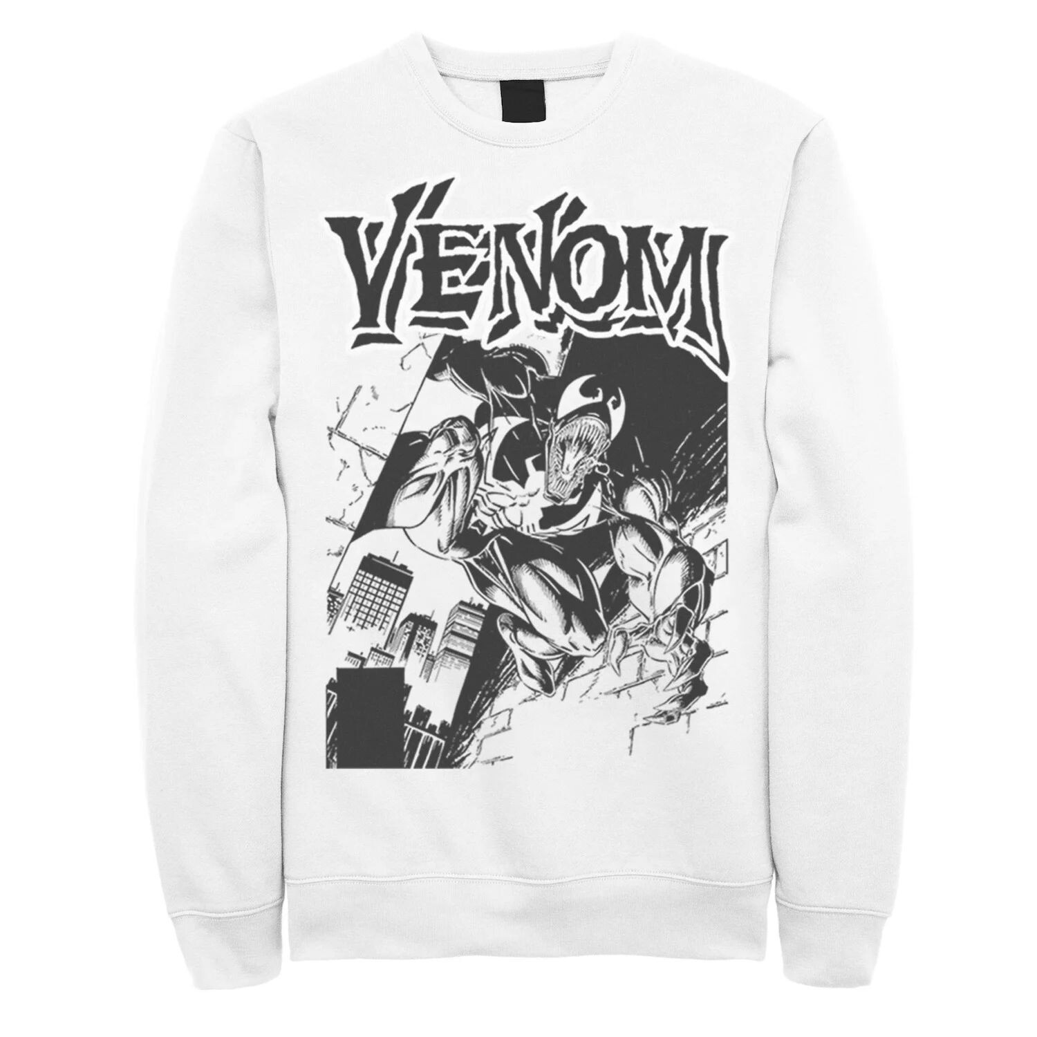 Мужской флисовый пуловер с графическим рисунком Venom Street на обложке комикса Marvel
Мужской флисовый пуловер с графическим рисунком Venom Street на обложке комикса Marvel
