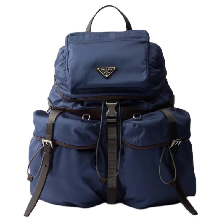 PRADA Переработанный нейлоновый рюкзак женский авиационный синий
PRADA Переработанный нейлоновый рюкзак женский авиационный синий
