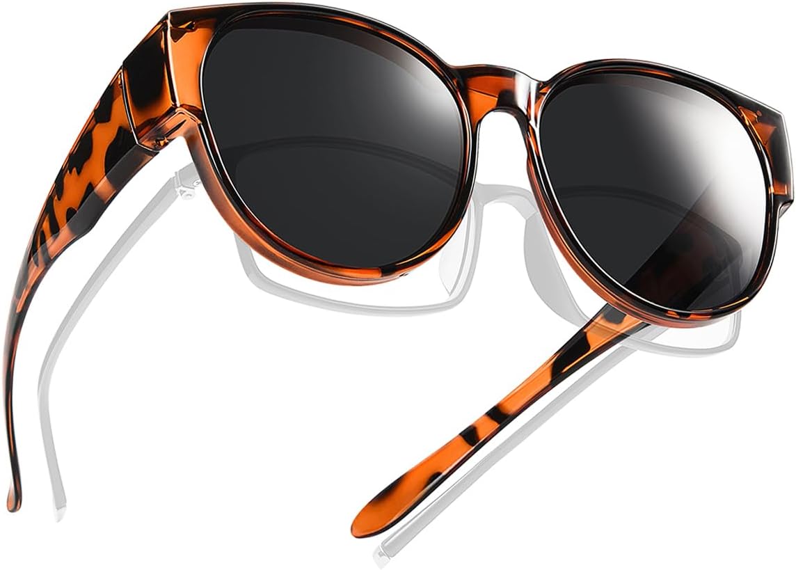 Поляризованные солнцезащитные очки для женщин и мужчин, предназначенные для вождения, с защитой от УФ-излучения UV400, оправа «кошачий глаз» TINHAO, Amber Leopard Frame/Black Lens
Поляризованные солнцезащитные очки для женщин и мужчин, предназначенные для вождения, с защитой от УФ-излучения UV400, оправа «кошачий глаз» TINHAO, Amber Leopard Frame/Black Lens