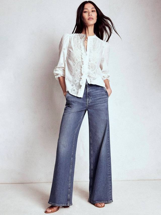 Джинсы с высокой посадкой и широкими штанинами Boden, Mid Vintage
Джинсы с высокой посадкой и широкими штанинами Boden, Mid Vintage