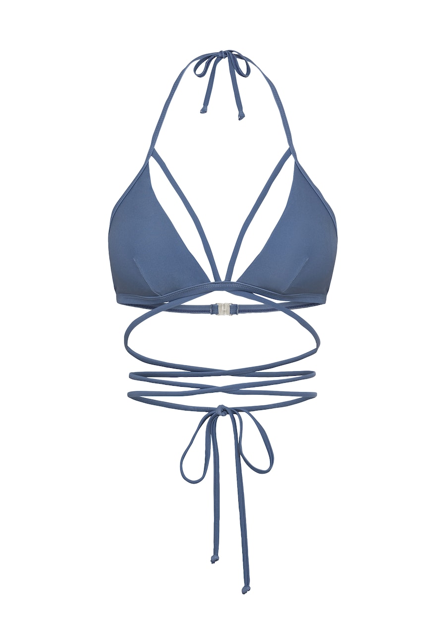 Треугольный бикини-топ LSCN by LASCANA, дымчато-синий
Треугольный бикини-топ LSCN by LASCANA, дымчато-синий